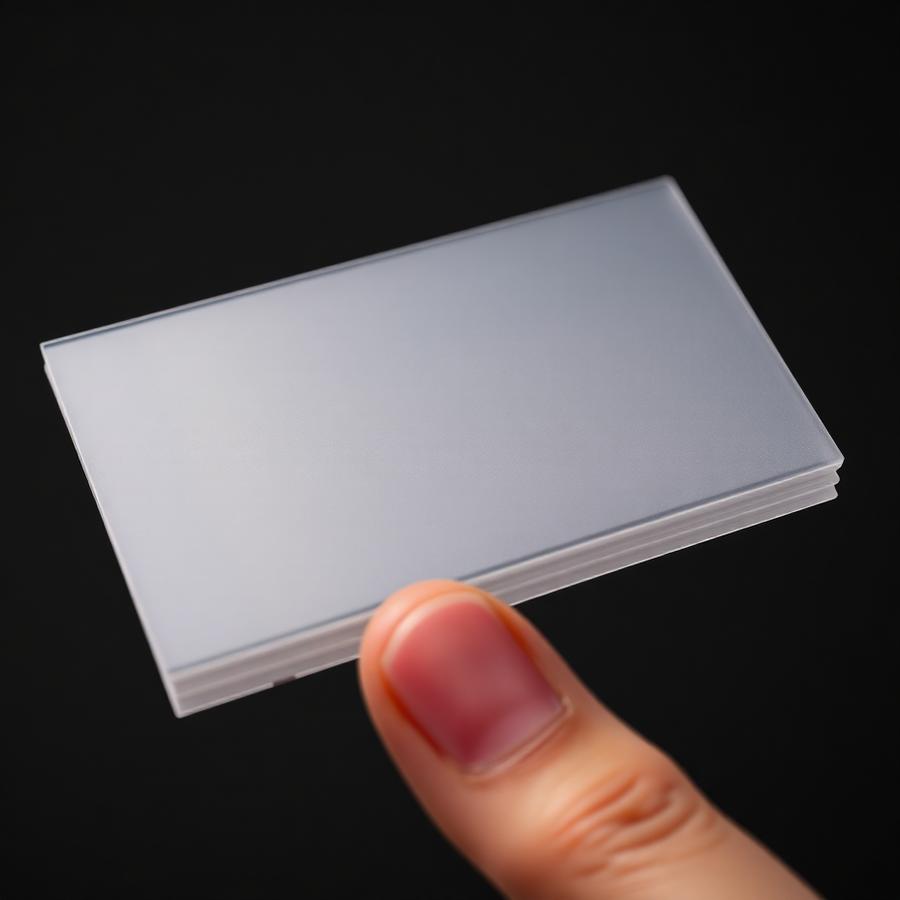 بطاقات PVC شفافة — بطاقات